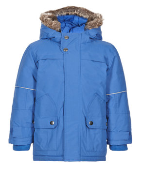 Hooded Lined Parka with Stormwear™ (1-7 Years) Image 2 of 6
