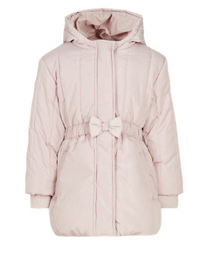 Hooded Long Padded Thermal Coat with Stormwear™ (1-7 Years) Image 2 of 4