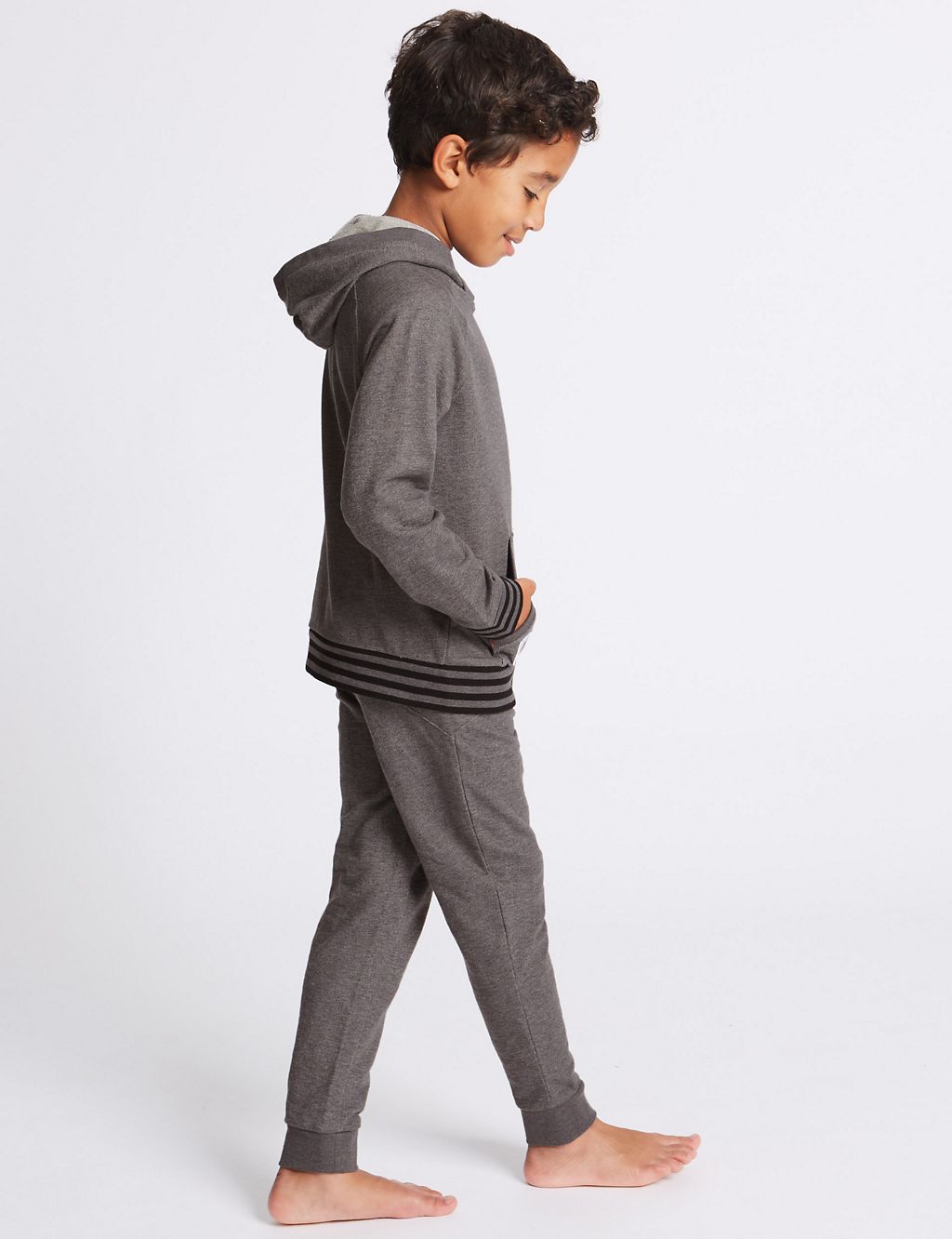 Hooded Long Sleeve Pyjamas (7-16 Years) 2 of 6