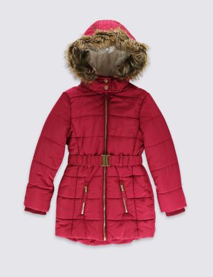 Hooded Longline Coat with Stormwear™ (3-14 Years) Image 2 of 6