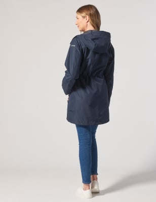 Misses rain jacket with cheap hood