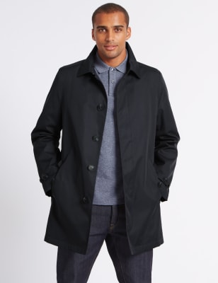 Mens hooded outlet mac coat