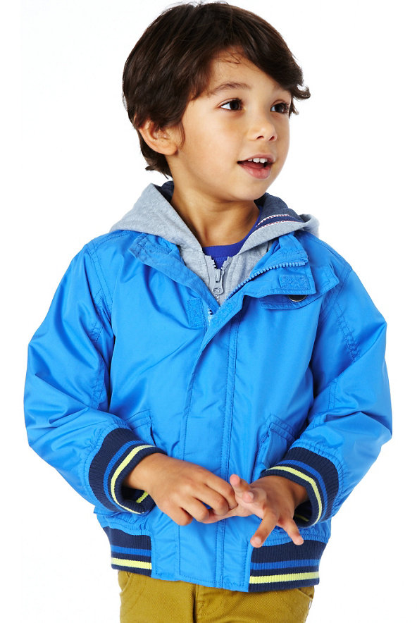 Hooded Mock Layer Jacket with Stormwear™ Image 1 of 1