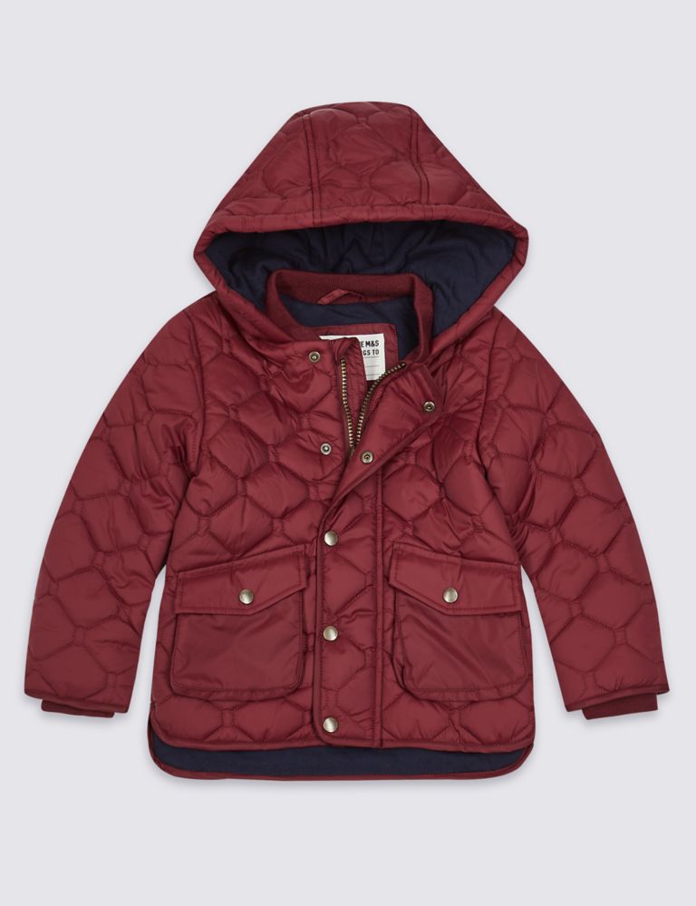 Hooded Neck Quilted Coat (3 Months - 7 Years) 2 of 5