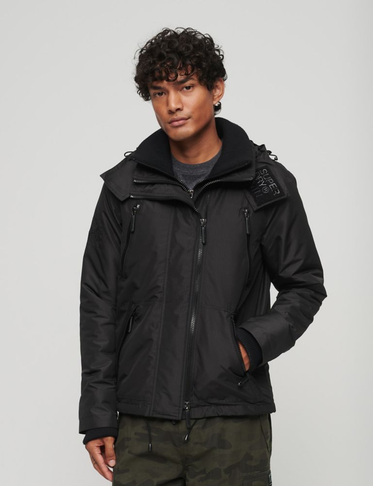 Hooded Padded Double Collar Anorak 1 of 4