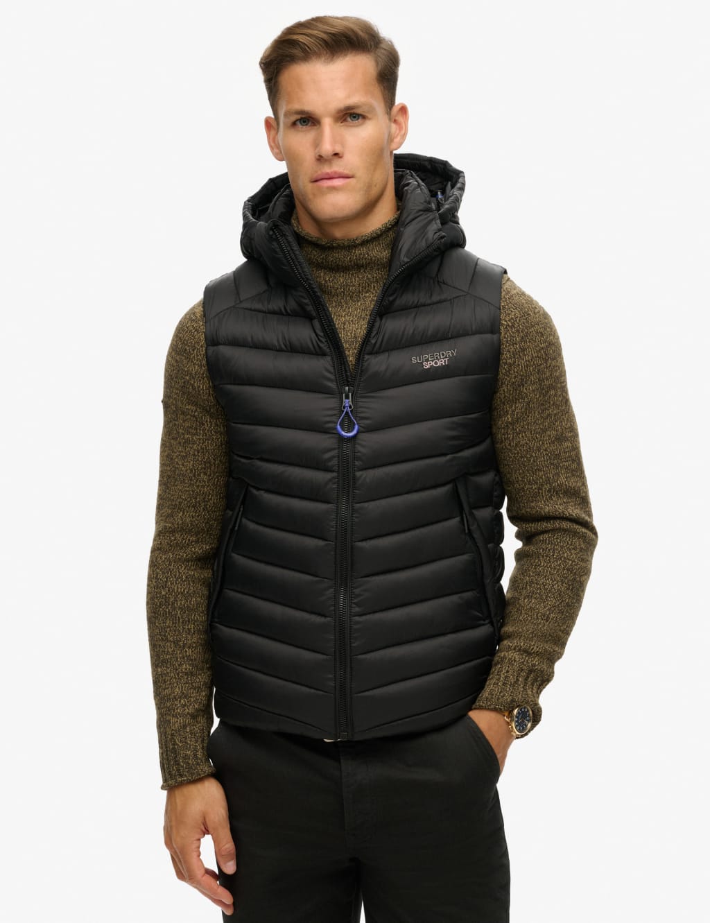 Hooded Padded Gilet Superdry M S
