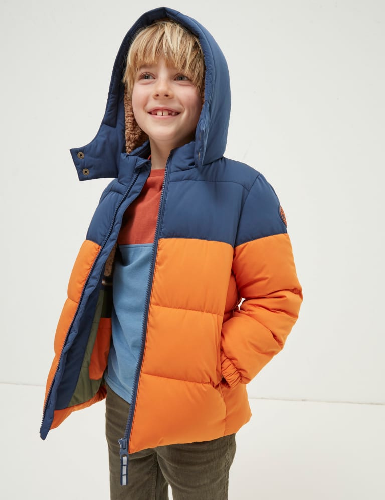 Hooded frost free long line jacket top
