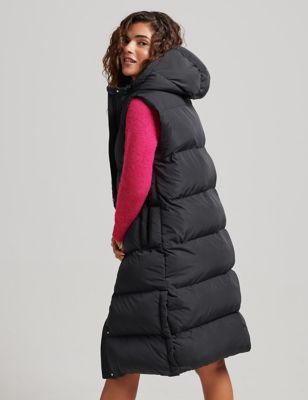 Hooded Padded Longline Puffer | Superdry |
