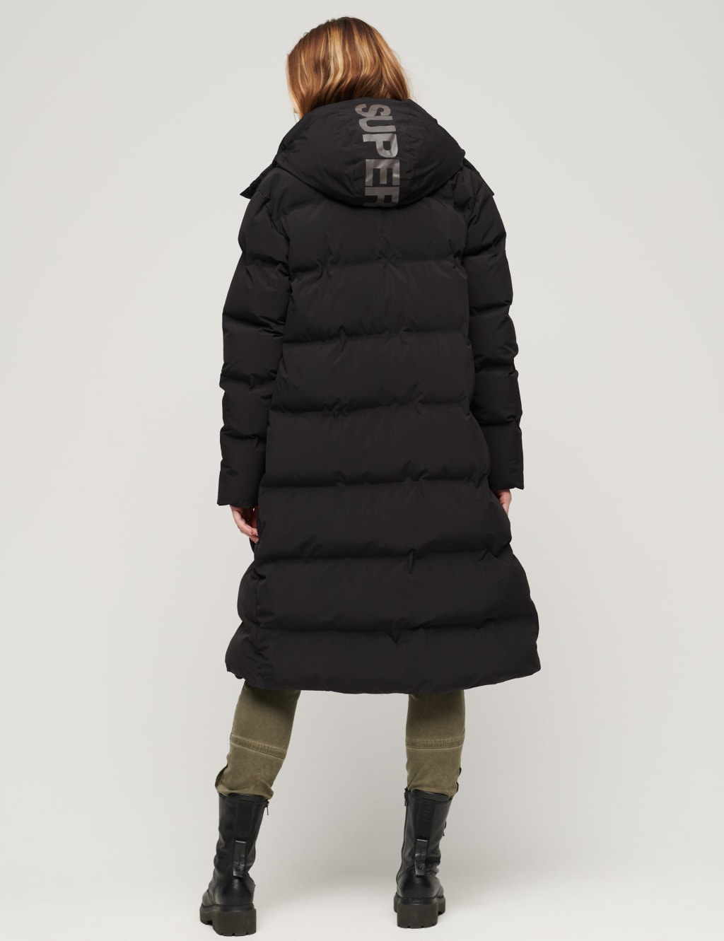 Hooded Padded Longline Puffer Jacket Superdry M&S