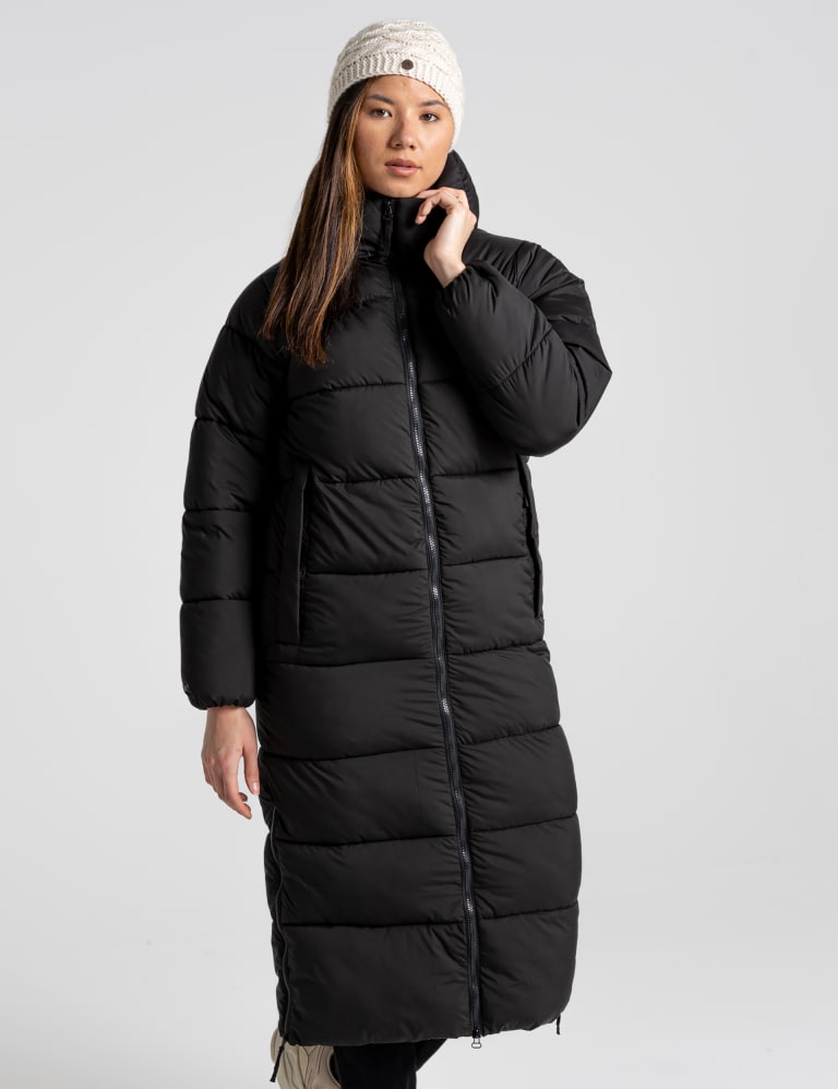 Hooded Padded Longline Puffer Jacket