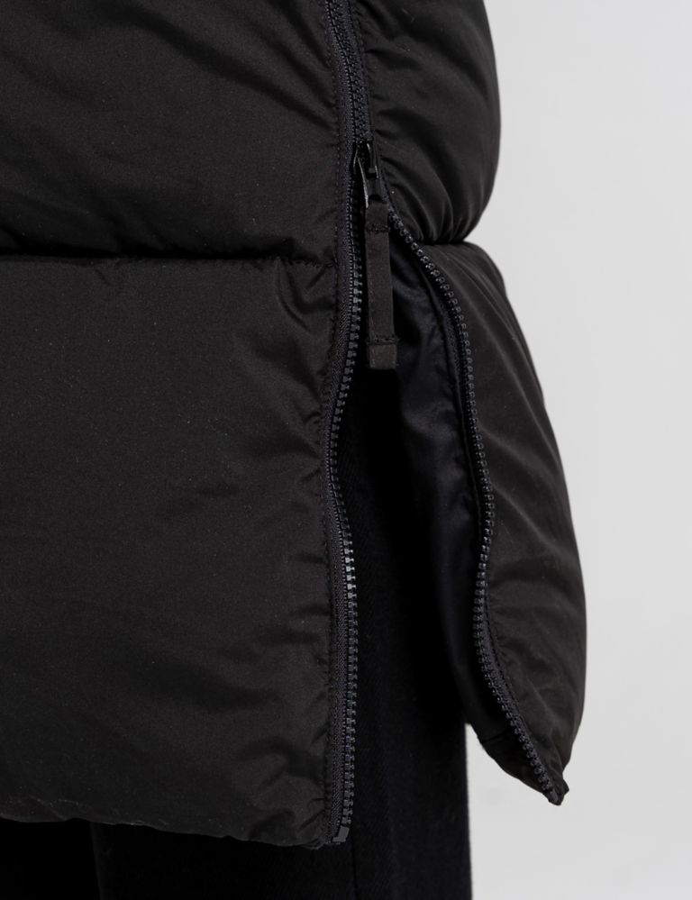 Hooded Padded Longline Puffer Jacket