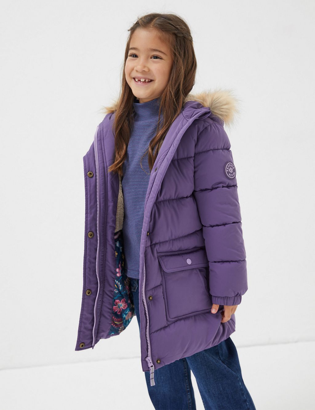 Hooded Padded Parka (3-13 Yrs) | FatFace | M&S