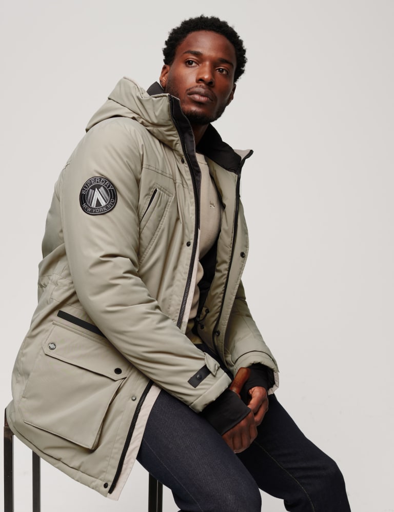 Superdry khaki cheap jacket mens