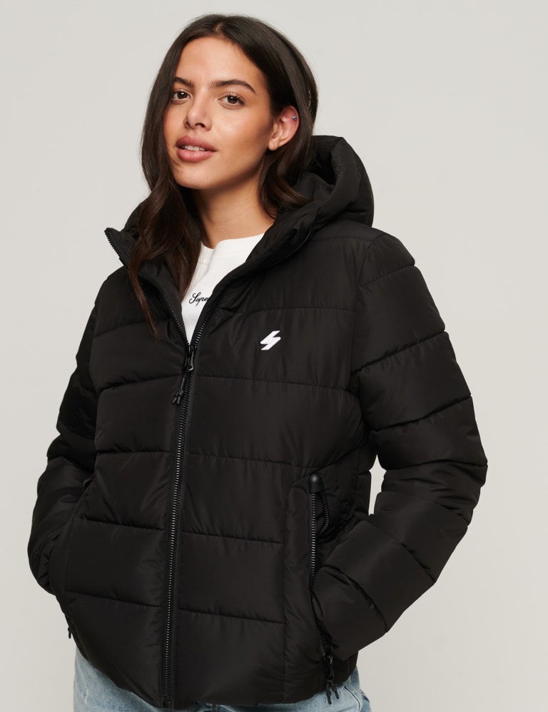 Hooded Padded Puffer Jacket