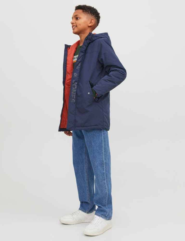 Jack and jones clearance hooded parka coat