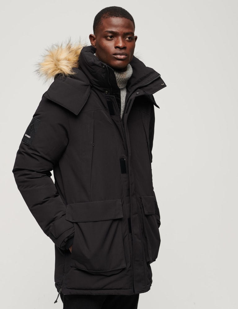 Superdry feather cheap jacket