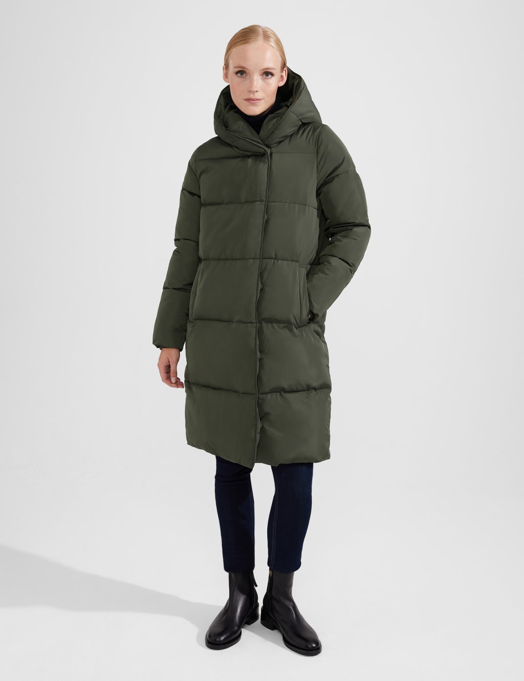 Hobbs leonie puffer coat dark beetroot discount