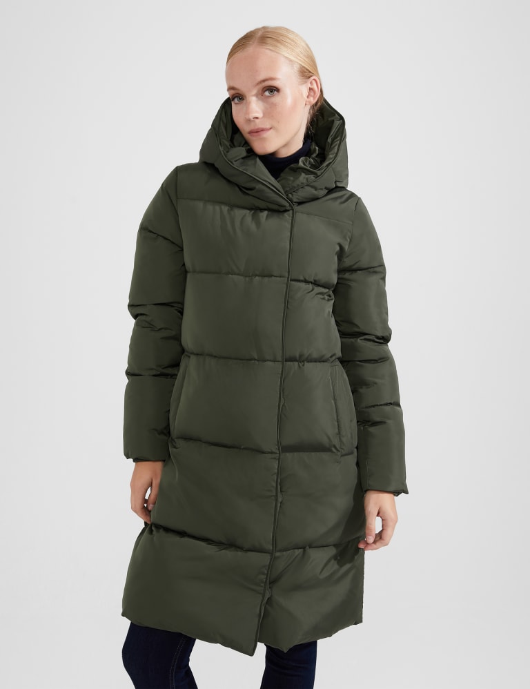 Hobbs leonie puffer coat dark beetroot best sale