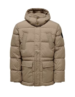 Only and outlet sons padded parka