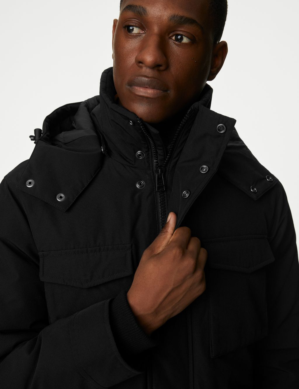 Hooded Puffer Jacket with Thermowarmth™ | M&S Collection | M&S