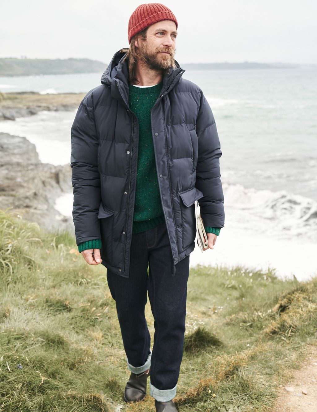 Hooded Puffer Jacket | Seasalt Cornwall | M&S