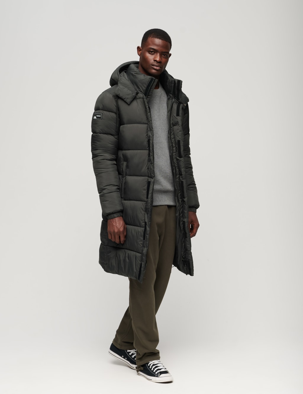 Hooded Puffer Jacket Superdry M S