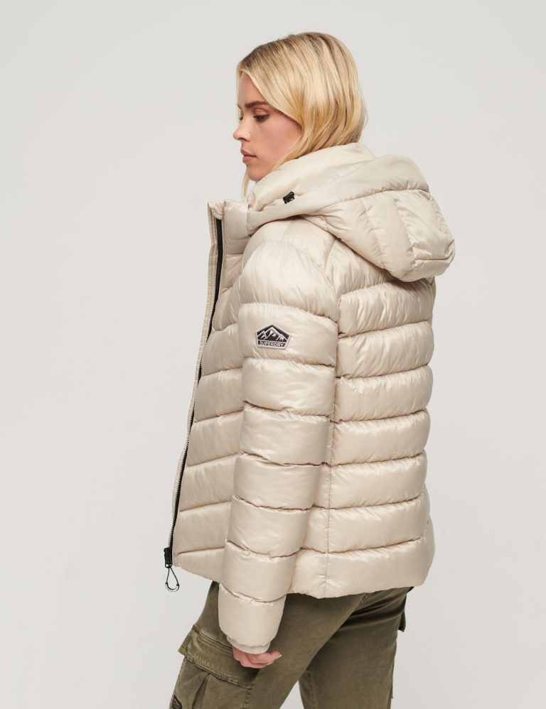 Hooded Puffer Jacket Superdry M S