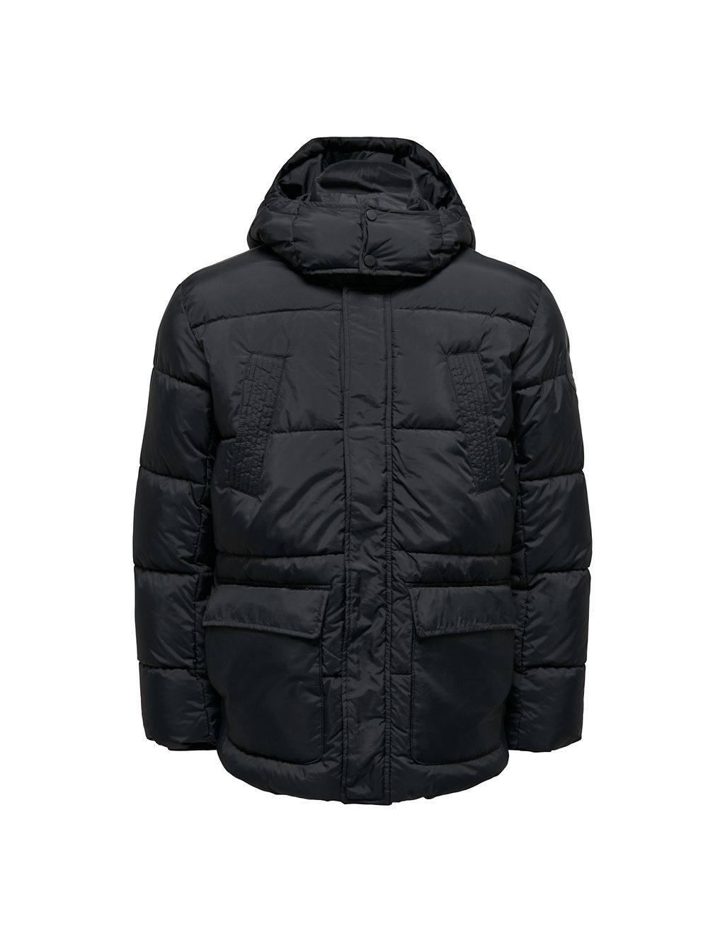 Hooded Puffer Jacket | ONLY & SONS | M&S