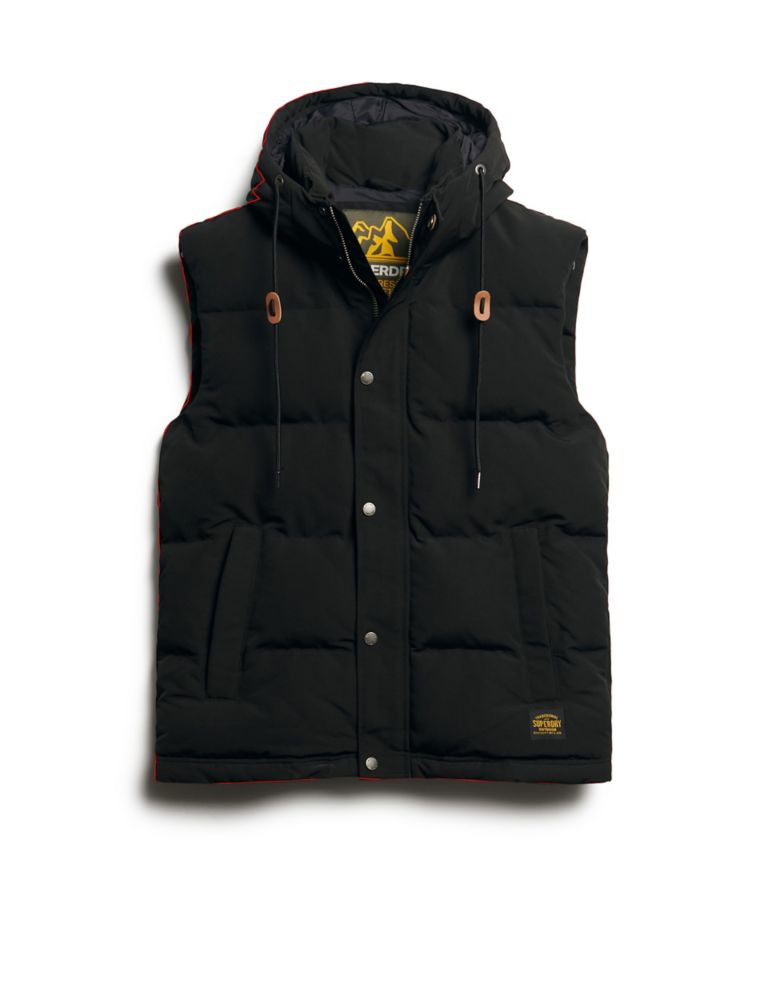Hooded Quilted Padded Gilet 2 of 7