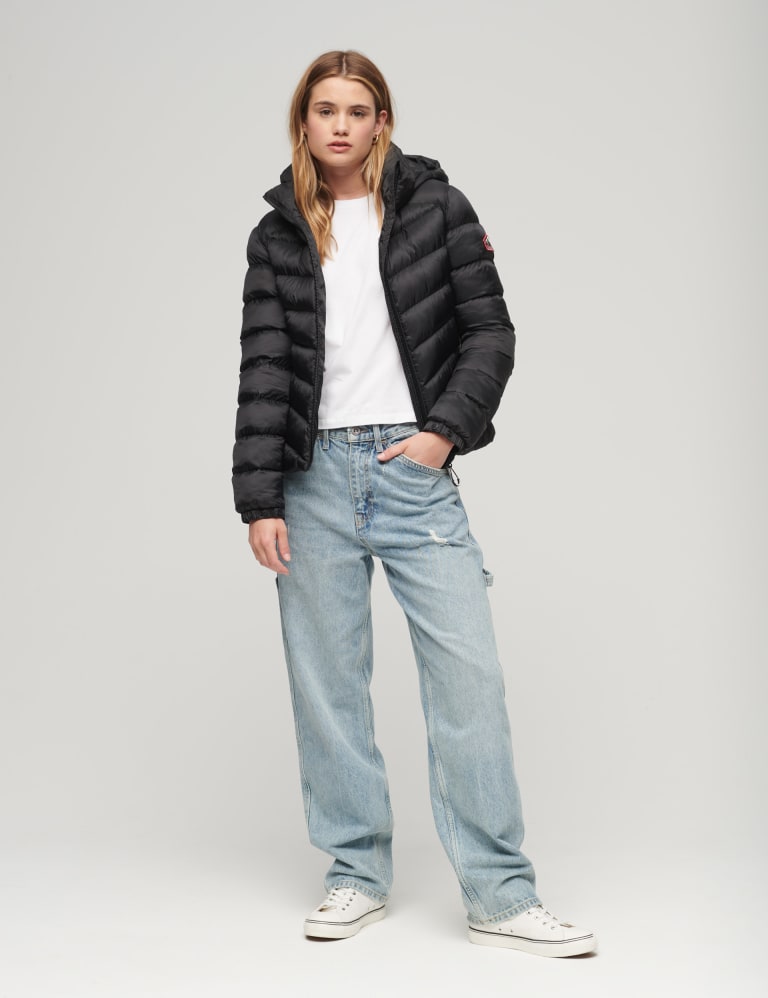 Superdry best sale quilted hooded