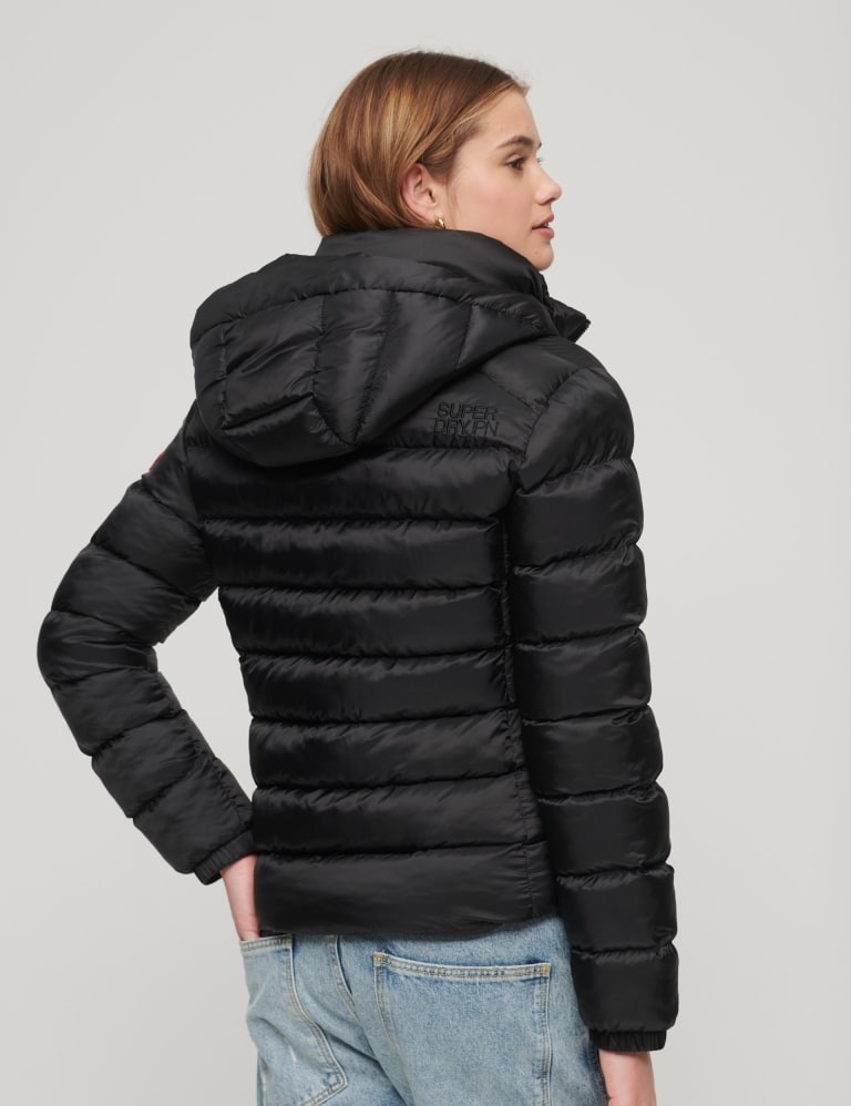 Superdry hooded quilted jacket discount