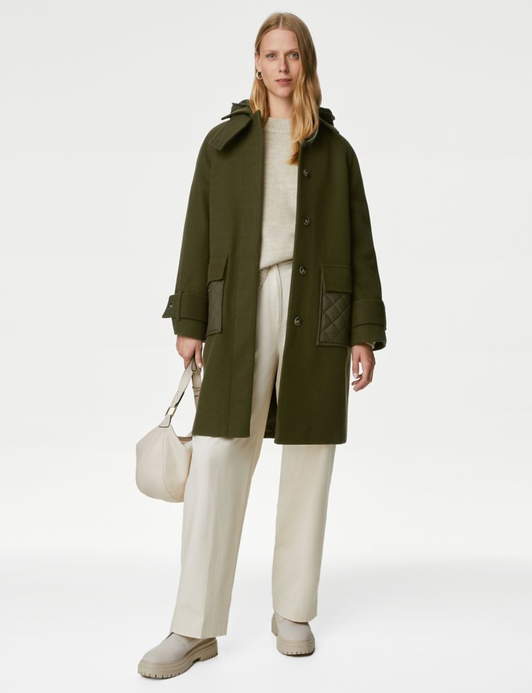 Hooded Relaxed Car Coat | M&S Collection | M&S