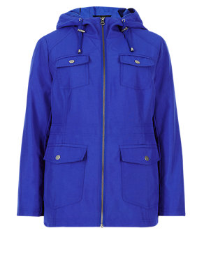 Hooded Short Anorak with Stormwear™ Image 2 of 5