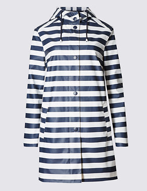 Hooded Striped Anorak with Stormwear™ Image 2 of 3
