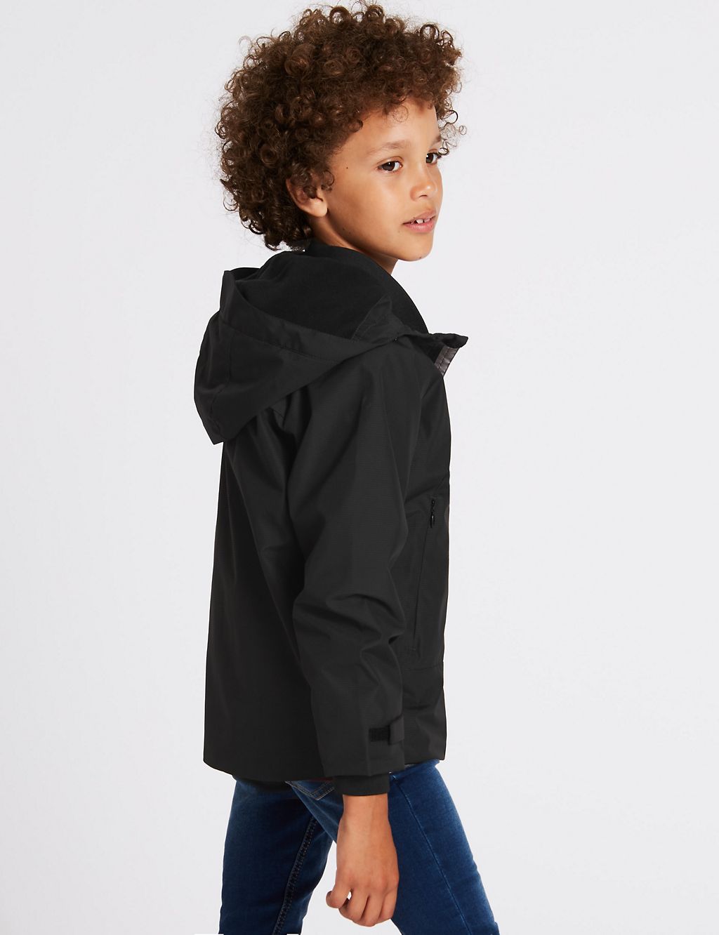 Hooded Tech Jacket (3-16 Years) | M&S