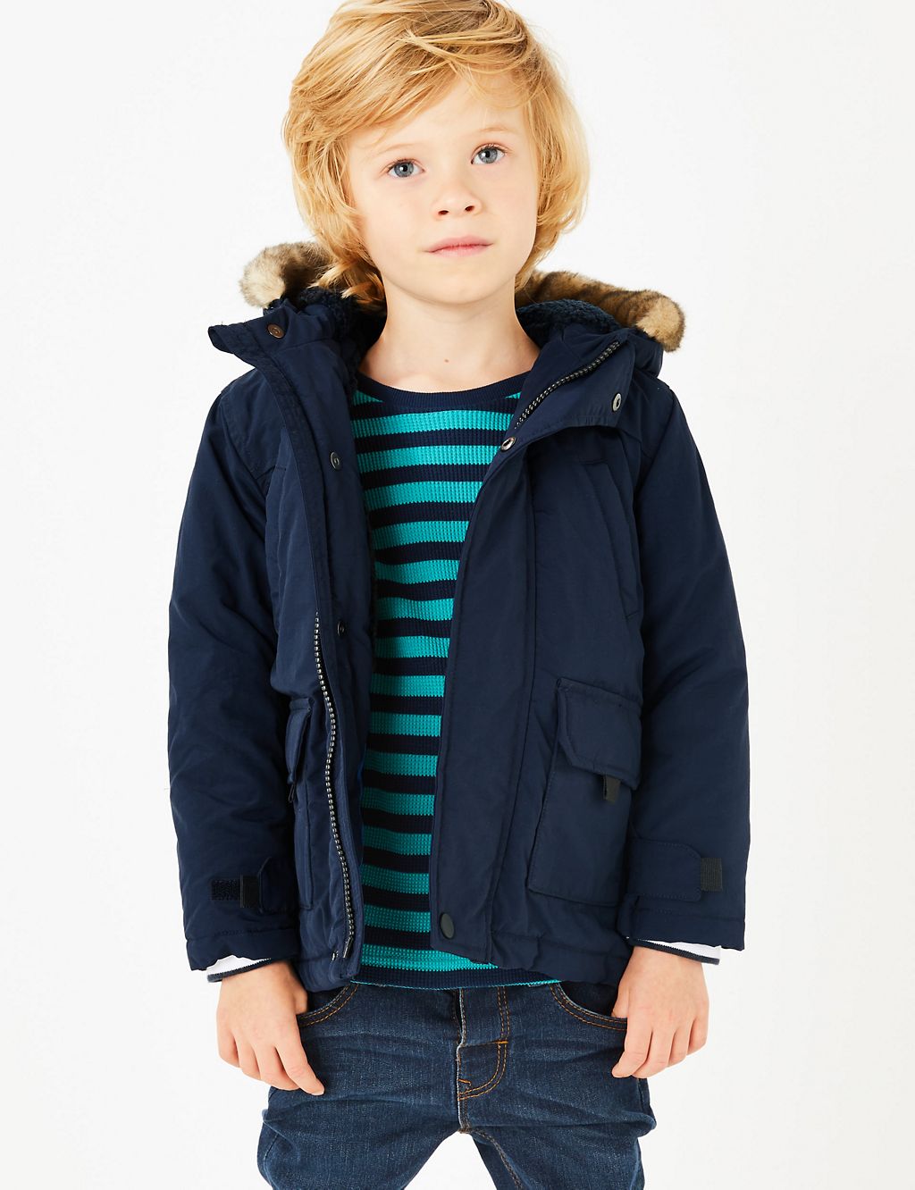 Hooded Twill Parka (3 Months - 7 Years) 3 of 7