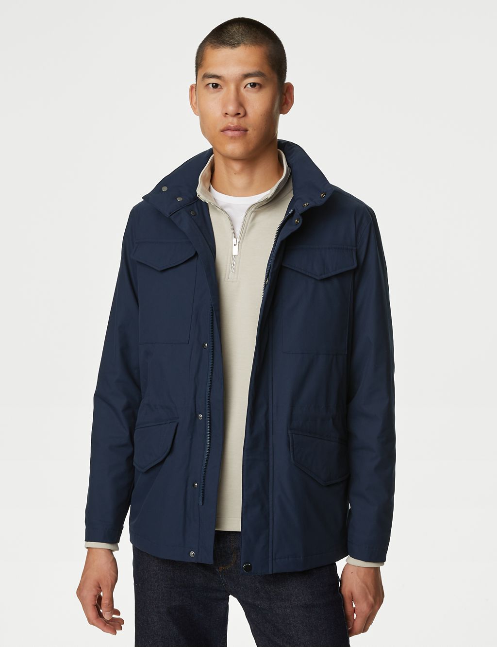 Hooded Utility Coat with Stormwear™ | Autograph | M&S