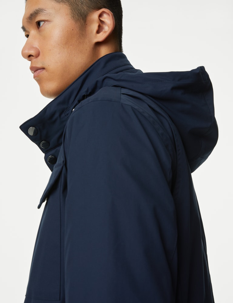 Micro m utility lens parka long jacket on sale