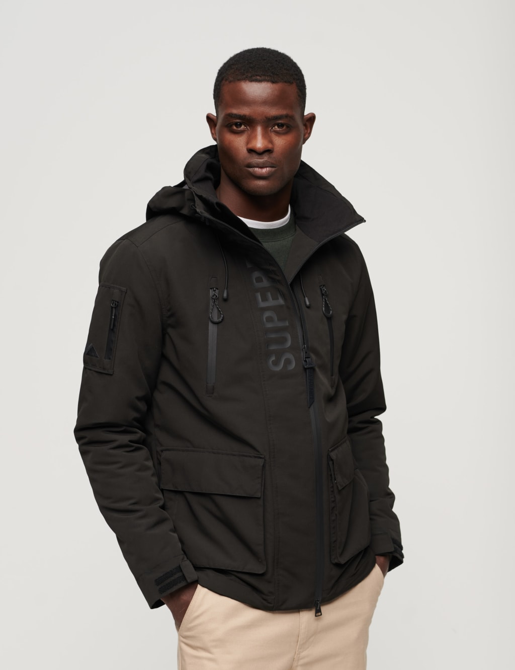 Hooded Utility Windbreaker Jacket 3 of 7