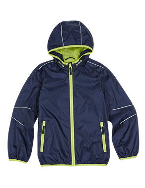 Hooded Zip Through Mac with Stormwear™ (5-14 Years) Image 2 of 5