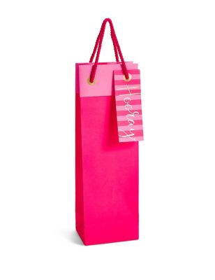 Hooray Hot Pink Bottle Bag Image 1 of 2
