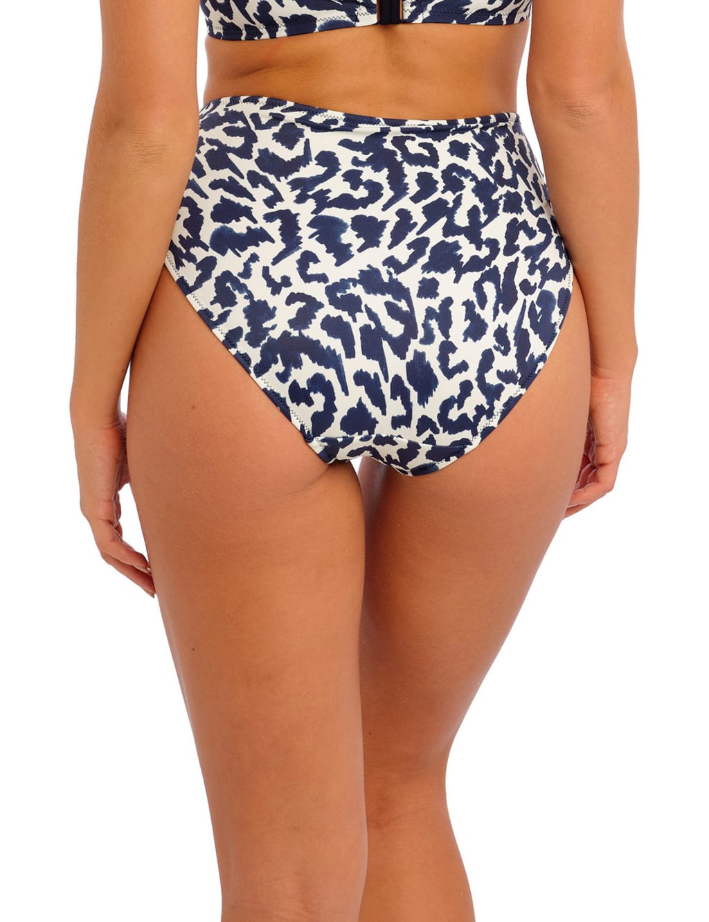 Buy White Animal Ruched Side Tummy Shaping Control Swimsuit from Next