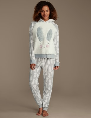 Marks and spencers online fleece pyjamas