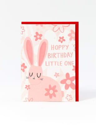 Hoppy Bunny Birthday Card For Her M&S