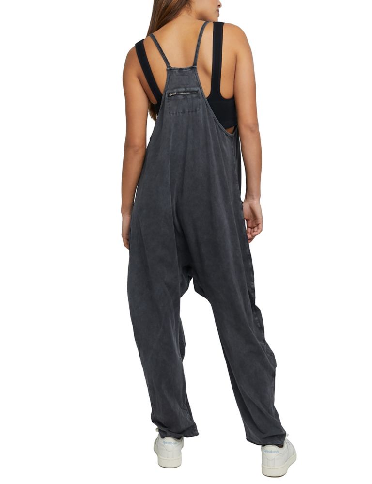 Hot Shot Cotton Rich Relaxed Dungarees 3 of 4