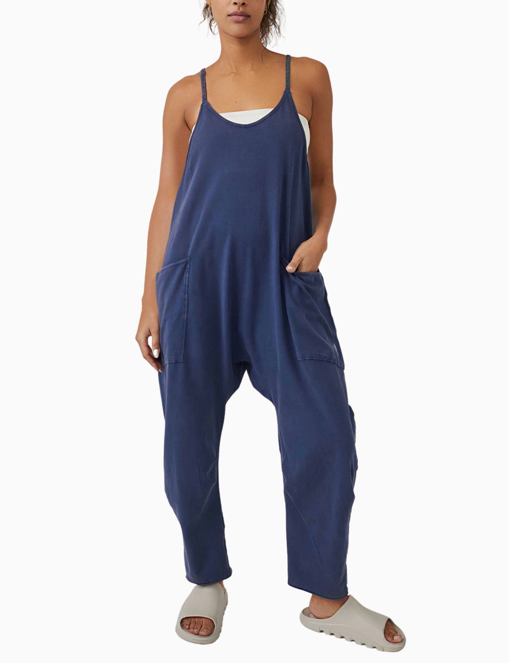 Hot Shot Cotton Rich Relaxed Jumpsuit 3 of 4