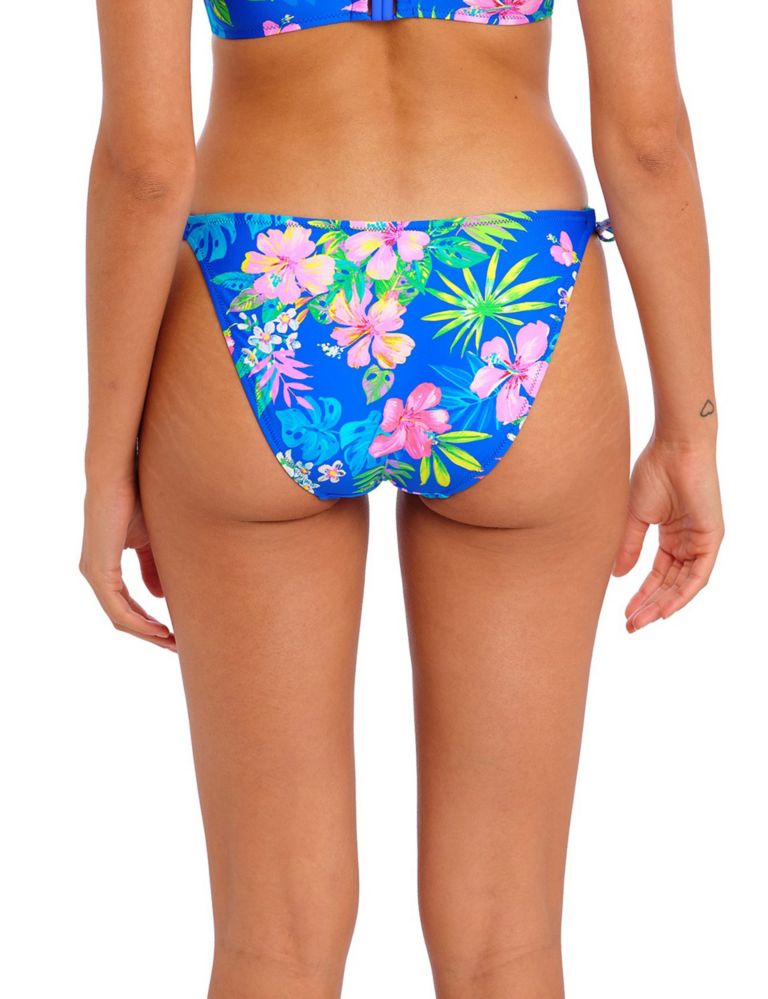 Hot Tropics Floral Tie Side Bikini Bottoms 2 of 3