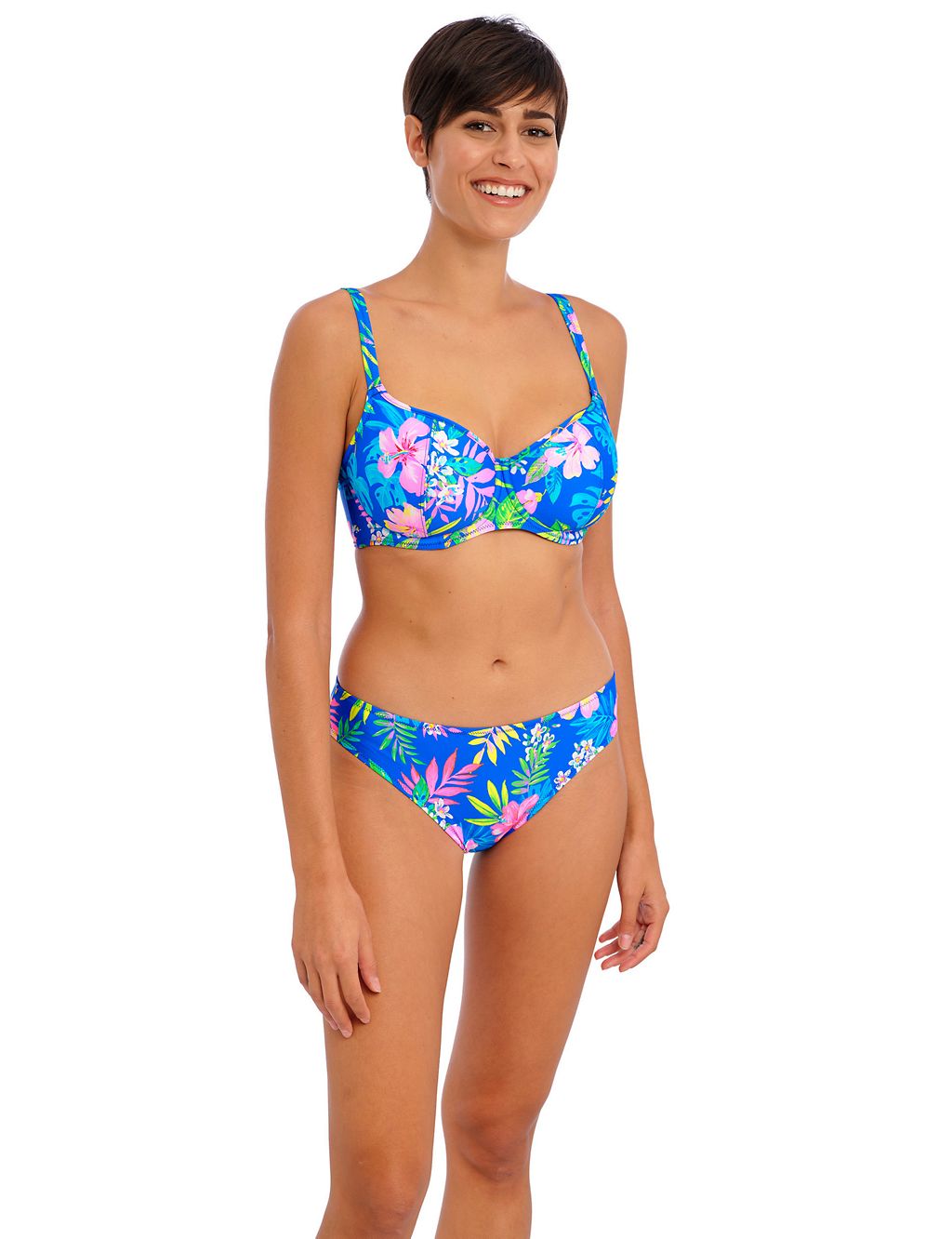 Hot Tropics Floral Wired Padded Bikini Top 1 of 4