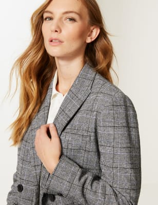 Houndstooth blazer 2024 womens uk