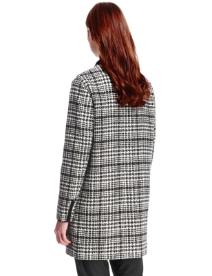 marks and spencer houndstooth coat